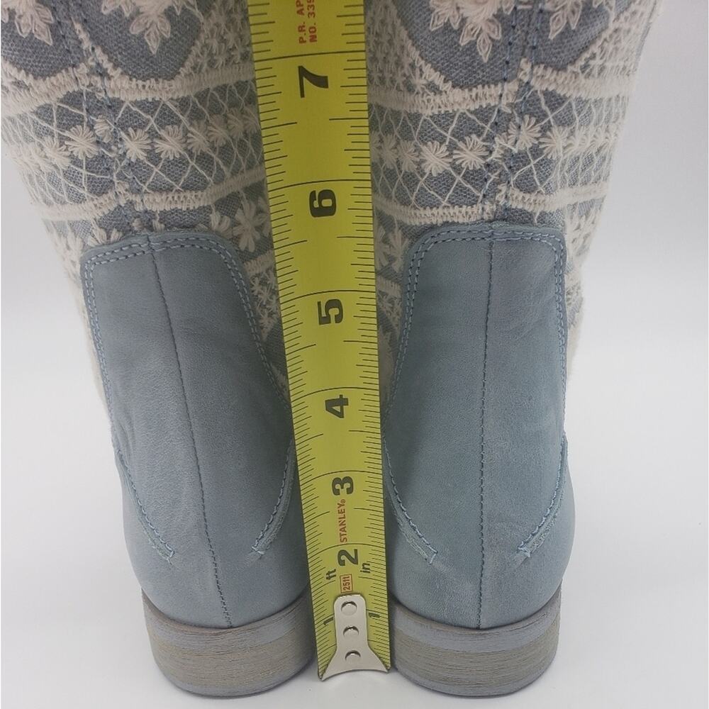 Free People Bren Textile Slouch Boots Size 5.5 NWT - Picture 7 of 7